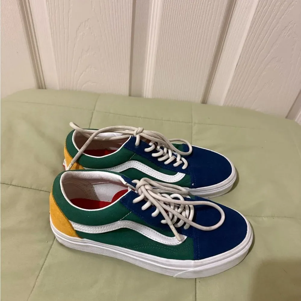 Vans Blue and Green Sneakers YACHT CLUB OLD SKOOL